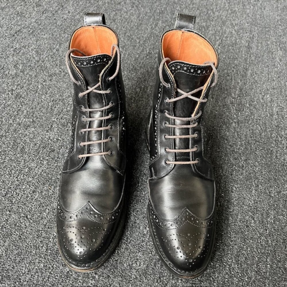 Allen Edmonds Dalton black boot 5D